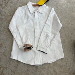 Classic White kids dress Shirt size 4